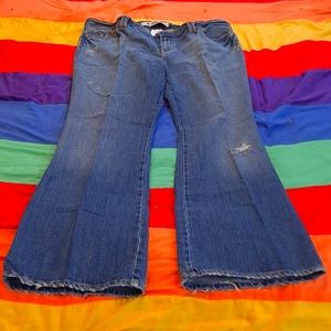 GAP Low Rise Flare Jeans Size 18R